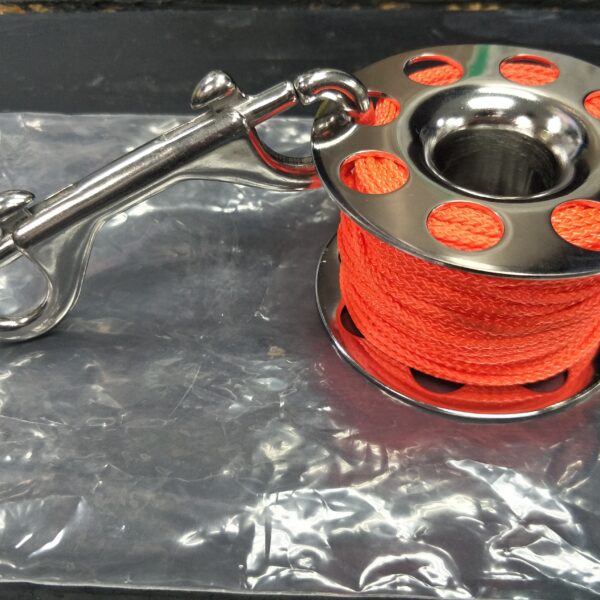 HOG Stainless Steel Spool W/SS Clip 100ft